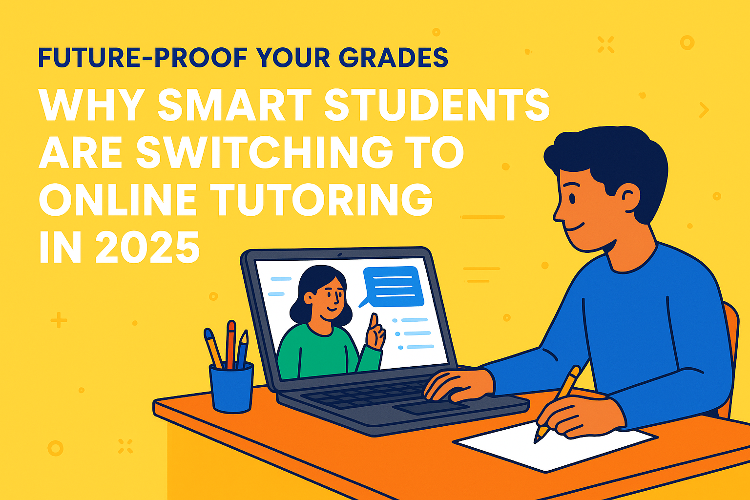 Student using online tutoring platform for IGCSE and A Level revision – 2025 digital education