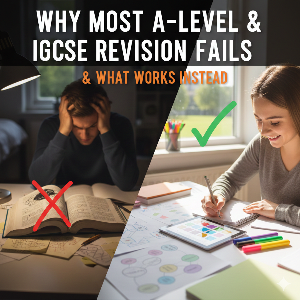 Why Most A-Level & IGCSE Revision Fails (And What Works Instead)