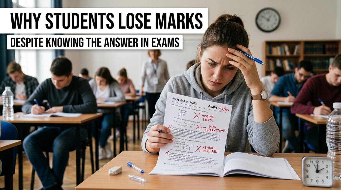 why do students lose marks in exams